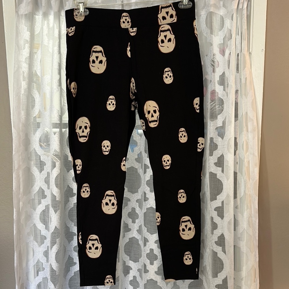 Torrid Skull Print Black Leggings